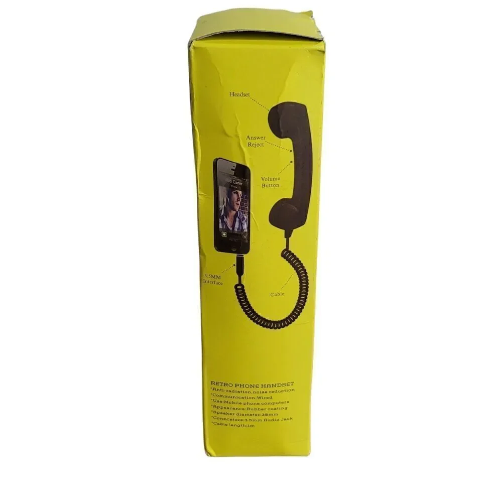 Retro Handset, Cell Phone Handset Anti Radiation #A10